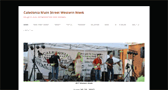 Desktop Screenshot of caledoniawesternweek.com